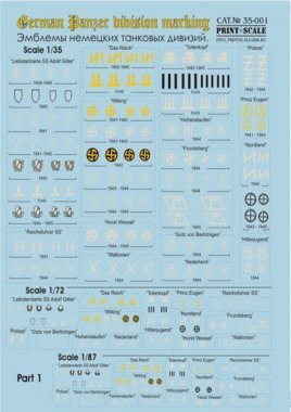 1/35 German Panzer Division Marking Part.1