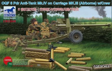 1/35 OQF 6 Pdr Anti-Tank Gun Mk.IV on Carriage Mk.III w/Crew