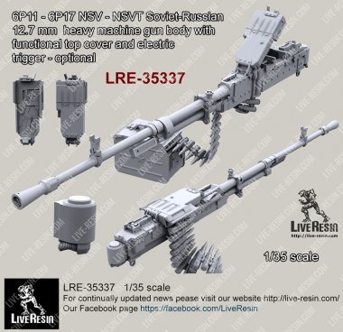 1/35 Soviet/Russian 12.7mm Calibre Heavy MG Body