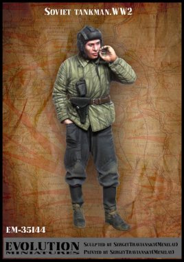 1/35 WWII Soviet Tankman