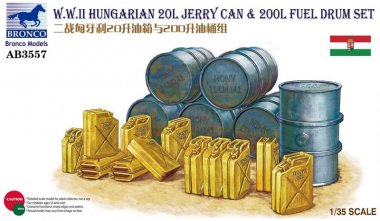 1/35 Hungarian 20L Jerry Can and 200L Fuel Drum