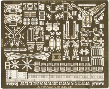 1/350 Modernised USS New Jersey BB-62 for Tamiya/Trumpeter