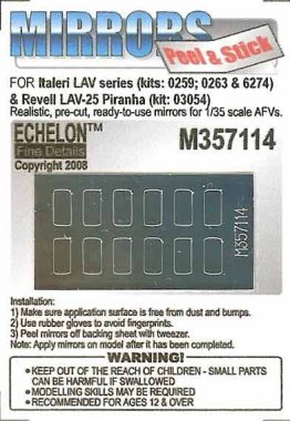 1/35 LAV Series Mirrors for Italeri / Revell