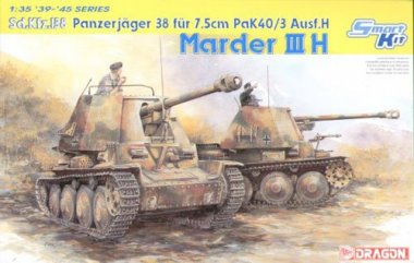 1/35 German Panzerjager 38 Marder III Ausf.H 7.5cm Pak 40/3