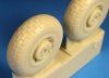 1/32 P-51 Mustang Block Tread Main Wheels