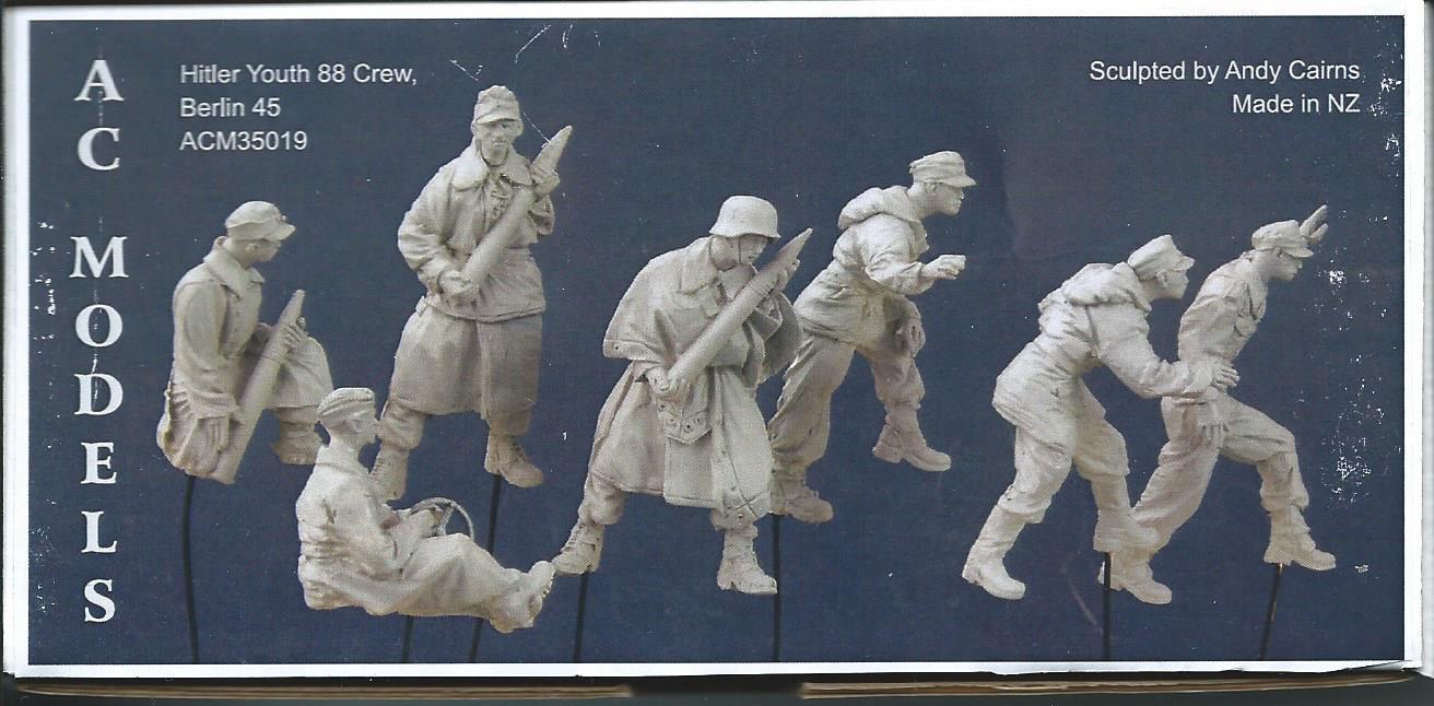 1/35 WWII German 88mm Flak Crew, Late War (7 Figures) - Click Image to Close