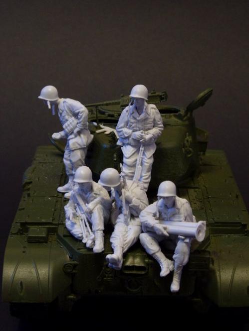 1/35 US Pershing Tank Riders, Korea War (Part.2) - Click Image to Close