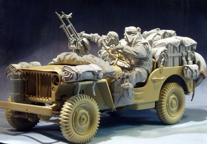 1/24 LRDG Crew Conversion Set for Willys Jeep - Click Image to Close