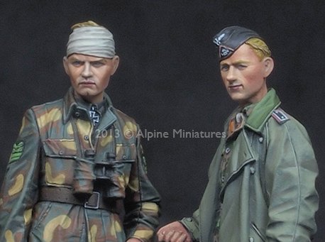 1/35 WWII German Max Wunsche & NCO Set (2 Figures) - Click Image to Close