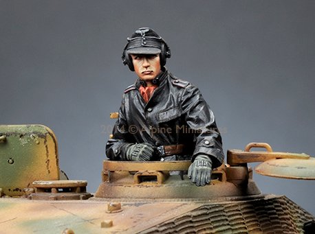 1/35 WWII German SS Panzer Commander #2 - Click Image to Close