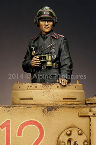 1/35 WWII German Panzer Commander #1 - Click Image to Close