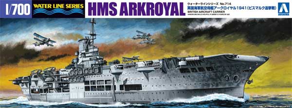 1/700 HMS Aircraft Carrier Ark Royal 1941 - Click Image to Close