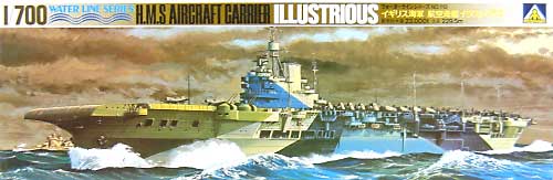 1/700 British Aircraft Carrier Illustrious - Click Image to Close