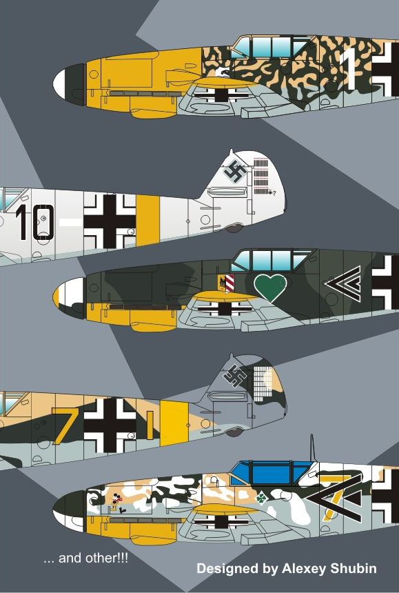 1/48 WWII Bf109F-4 Luftwaffe Experts on the Eastern Front - Click Image to Close