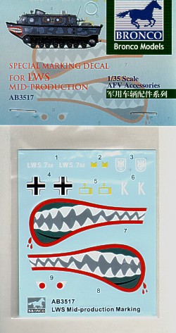 1/35 Special Marking Decal for LWS Mid Production - Click Image to Close