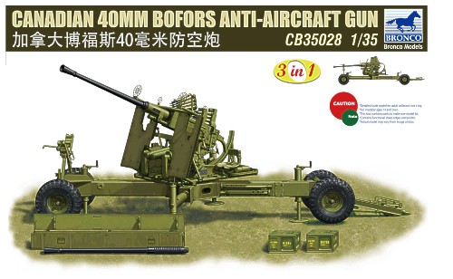 1/35 Canadian 40mm Bofors Anti-Aircraft Gun - Click Image to Close