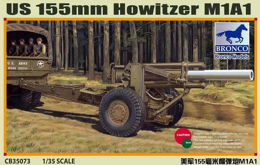 1/35 WWII US M1A1 155mm Howitzer - Click Image to Close