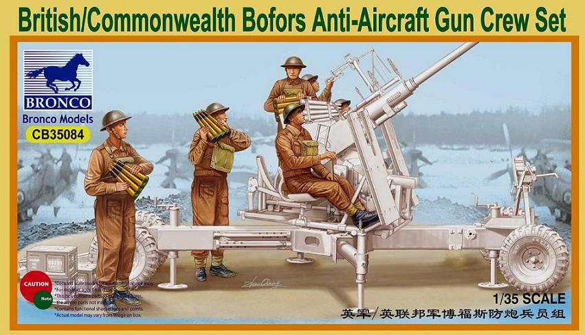 1/35 WWII British/Commonwealth Bofors Gun Crew Set - Click Image to Close