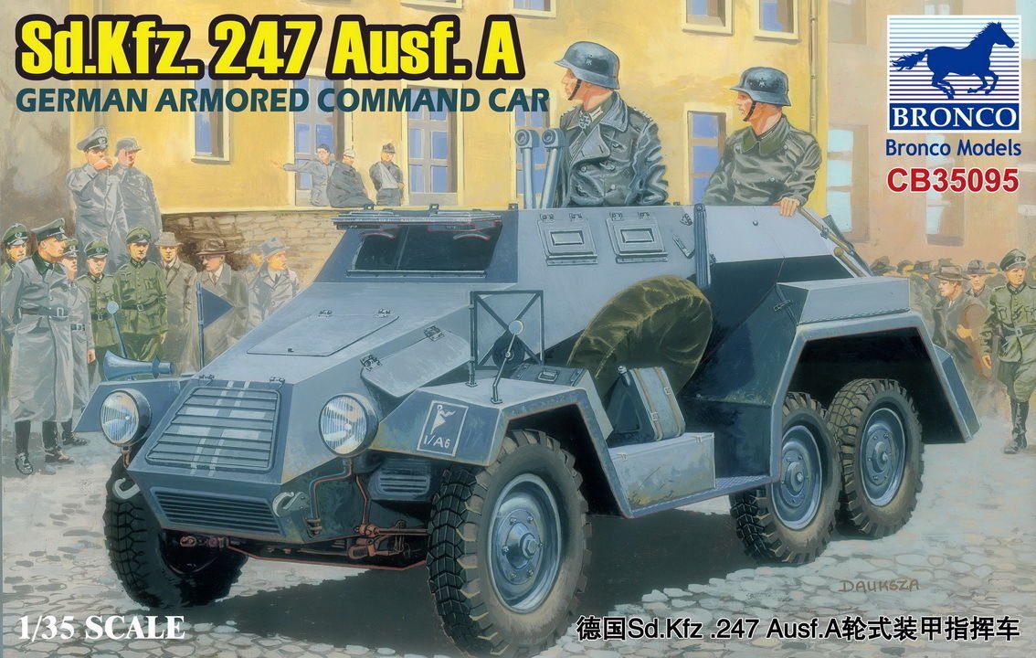 1/35 Sd.Kfz.247 Ausf.A German Armored Command Car - Click Image to Close