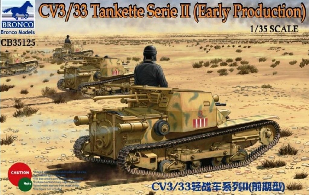 1/35 CV3/33 Tankette Serie II (Early Production) - Click Image to Close