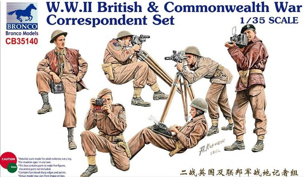 1/35 WWII British & Commonwealth War Correspondent Set - Click Image to Close