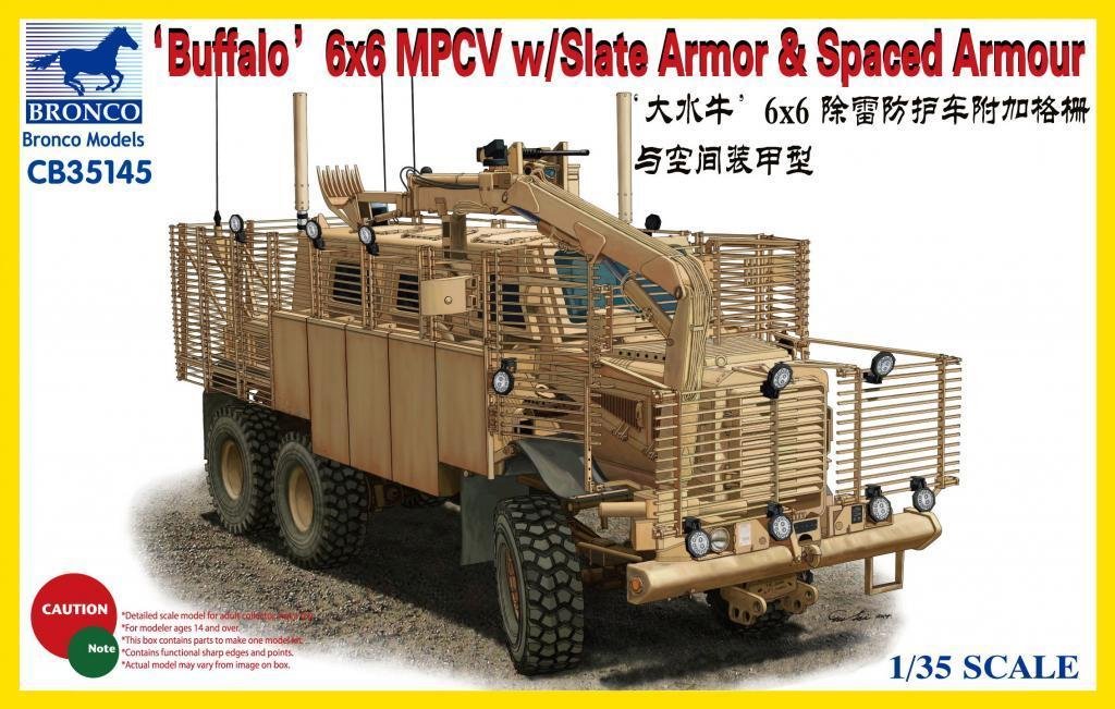 1/35 Buffalo 6x6 MPCV w/Slate Armour & Spaced Armour - Click Image to Close