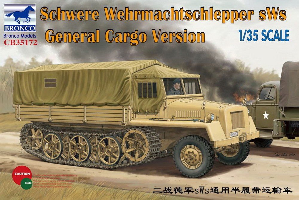 1/35 Schwere Wehrmachtschlepper sWs General Cargo Version - Click Image to Close