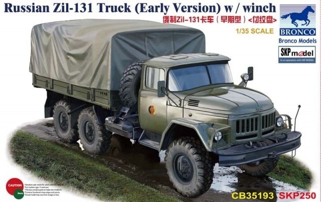 1/35 Russian Zil-131 Truck Early Version w/Winch - Click Image to Close