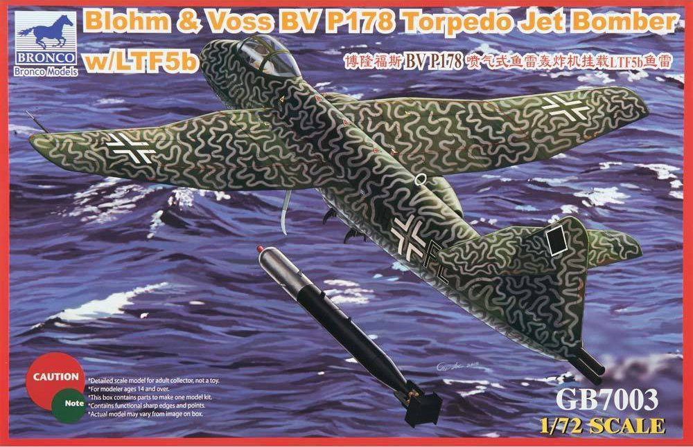 1/72 Blohm & Voss BV P178 Torpedo Jet Bomber w/LTF5b - Click Image to Close