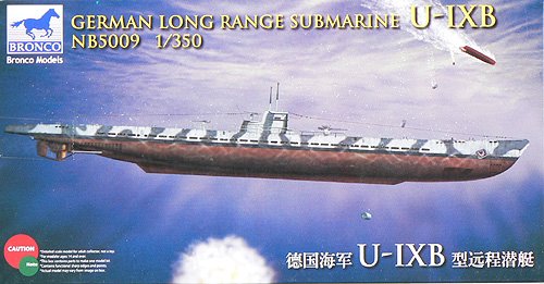 1/350 German Long Range Submarine U-IXB - Click Image to Close