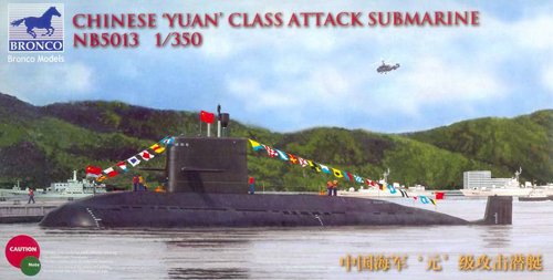 1/350 Chinese PLA Type 041 Yuan Class Attack Submarine - Click Image to Close