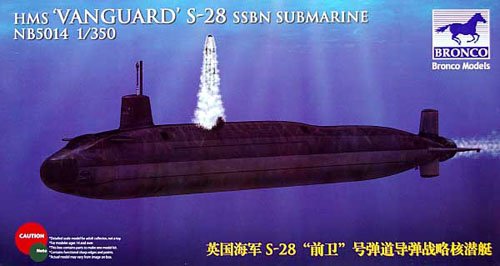 1/350 HMS "Vanguard" S-28 Vanguard Class SSBN Submarine - Click Image to Close