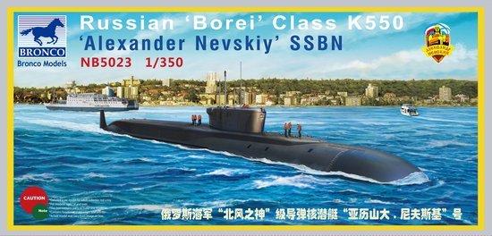 1/350 Russian Borei Class K550 "Alexander Nevskiy" SSBN - Click Image to Close