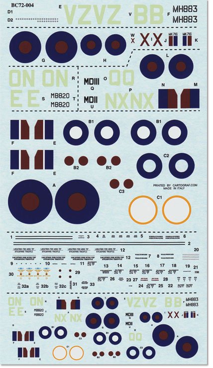 1/72 Spitfire Mk.IX Series Part.1 - Click Image to Close