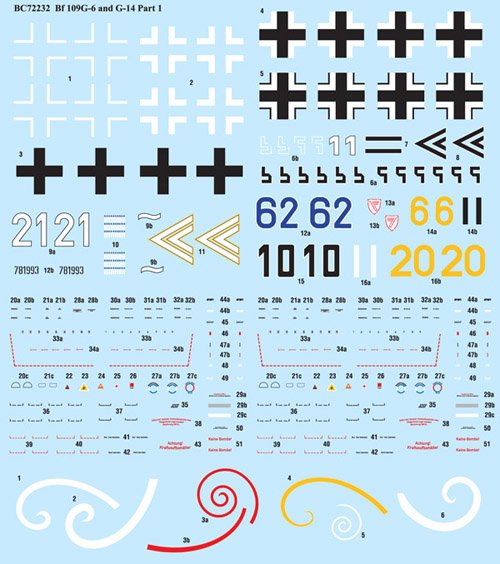 1/72 Bf109G-6 and G-14 Part.1 - Click Image to Close