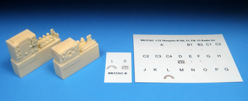 1/32 Mosquito WWII Radio Upgrade Set - Click Image to Close