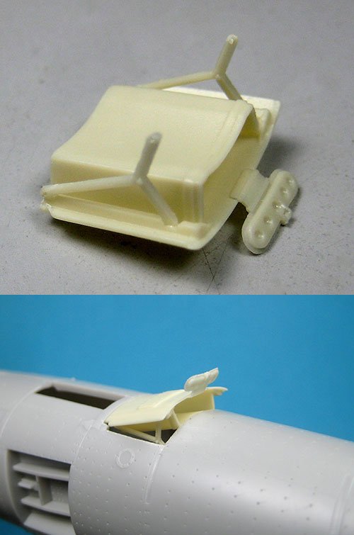 1/48 F-104 Starfighter Dragchute Housing - Click Image to Close
