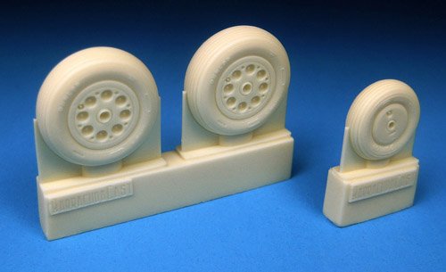 1/48 Meteor Mk.8 Main and Nose Wheel Set - Click Image to Close