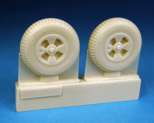 1/48 Hawker Tempest Late Main Wheels - Block Tread - Click Image to Close