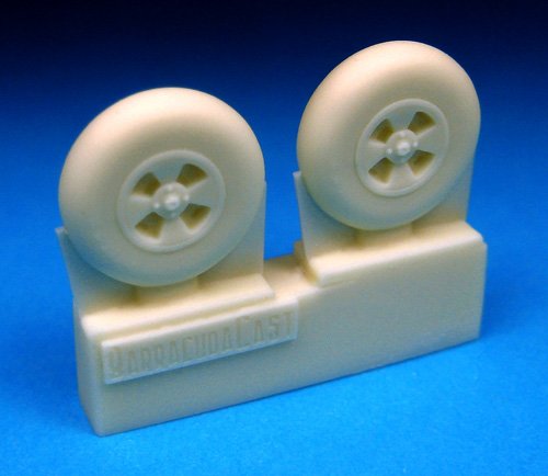 1/72 Hawker Tempest Main Wheels - Smooth Tread - Click Image to Close