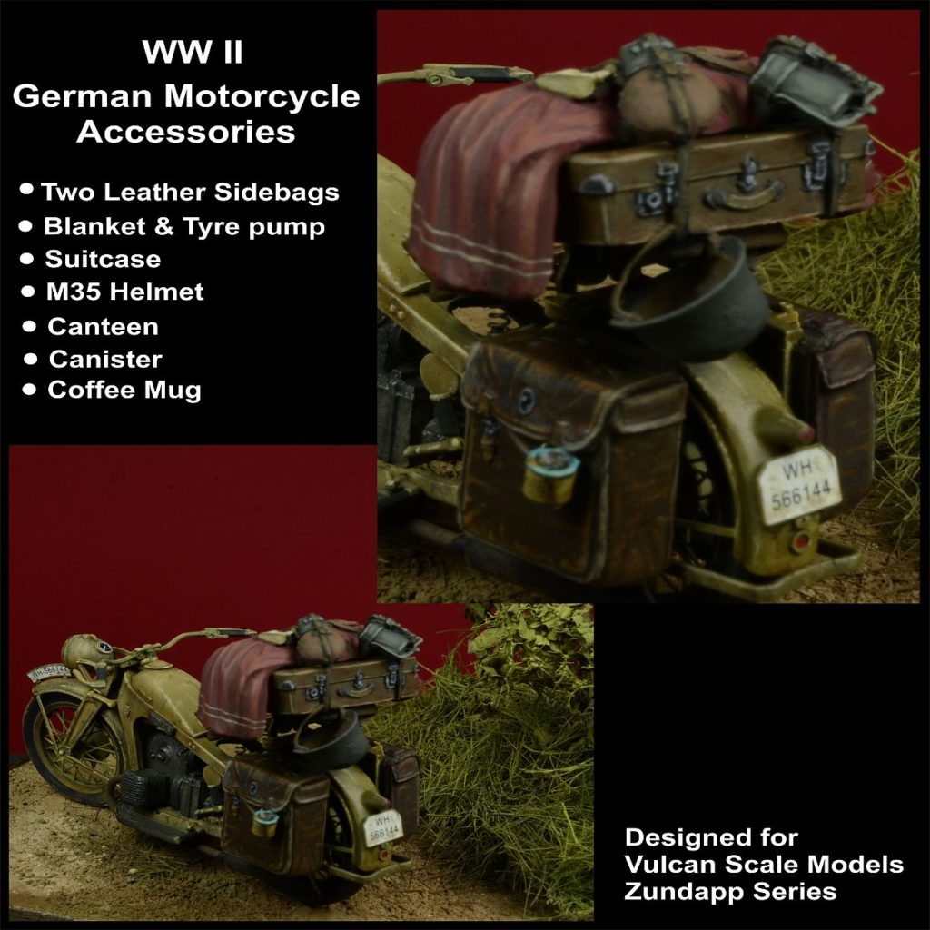 1/35 WWII German Motorcycle Accessories - Click Image to Close