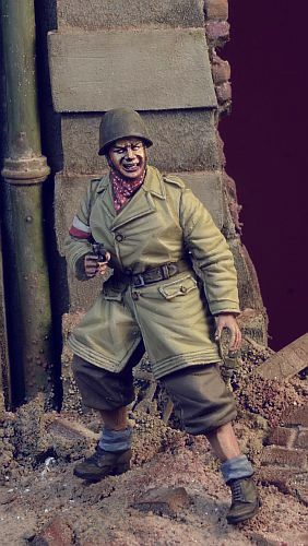 1/35 WWII Polish Home Army Soldier, Warsaw Uprising - Click Image to Close