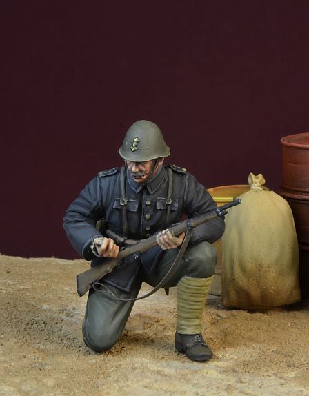 1/35 "Black Devils" Soldier #1, WWII Dutch Army 1940 - Click Image to Close