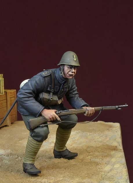 1/35 "Black Devils" Soldier #2, WWII Dutch Army 1940 - Click Image to Close