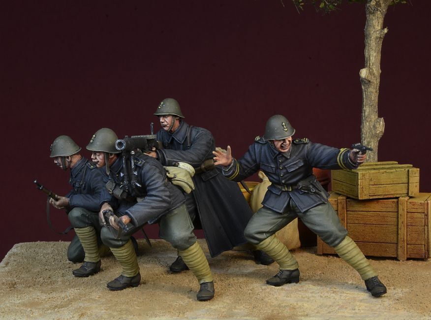 1/35 "Black Devils" WWII Dutch Army, Rotterdam 1940 - Click Image to Close