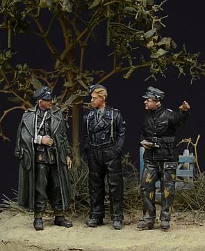 1/72 German Waffen SS Officers, Normandy 1944 - Click Image to Close