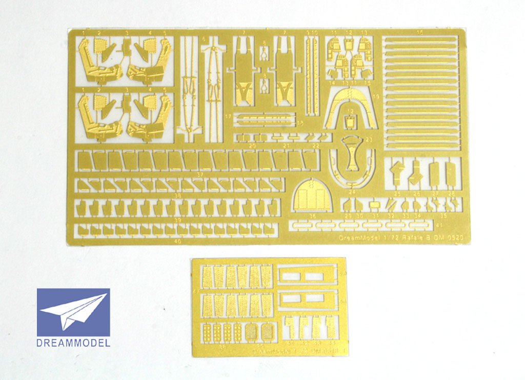 1/72 Rafale B Detail Up Etching Parts for Hobby Boss - Click Image to Close