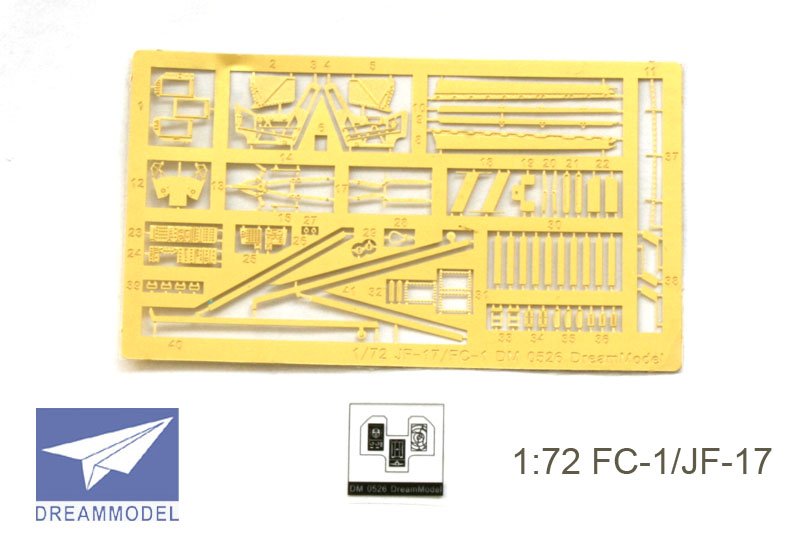 1/72 JF-17 Thunder Detail Up Etching Parts for Trumpeter - Click Image to Close