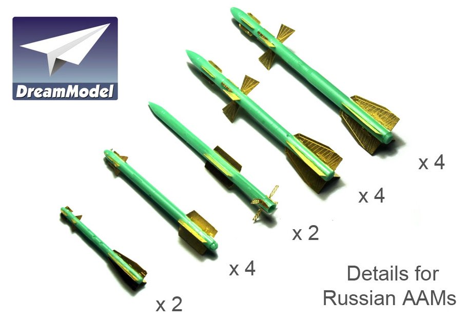 1/72 Russian AAMs Detail Up Etching Parts - Click Image to Close