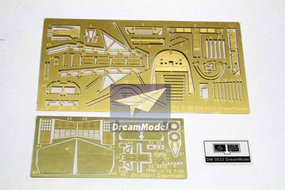 1/72 T-50 PAK-FA Detail Up Etching Parts for Zvezda - Click Image to Close